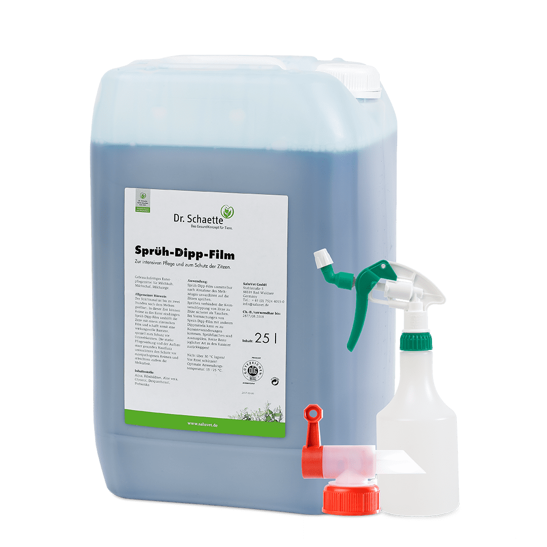 Sprüh-Dipp-Film 25 l Kanister inkl. Auslaufhahn und Sprüh-Dipp-Flasche (500 ml)