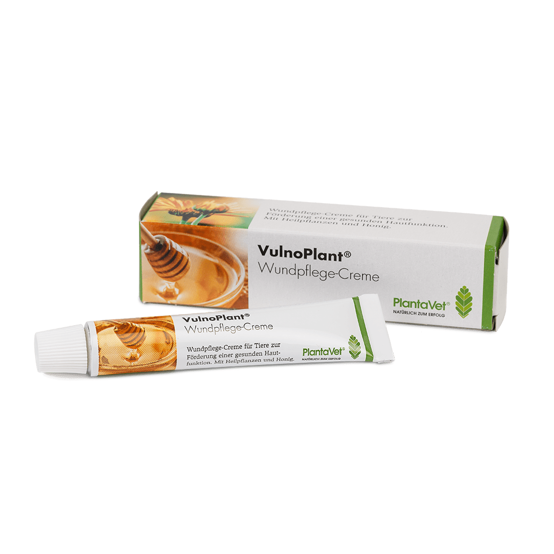 VulnoPlant® Wundpflege-Creme - 10 g Tube mit Verpackung