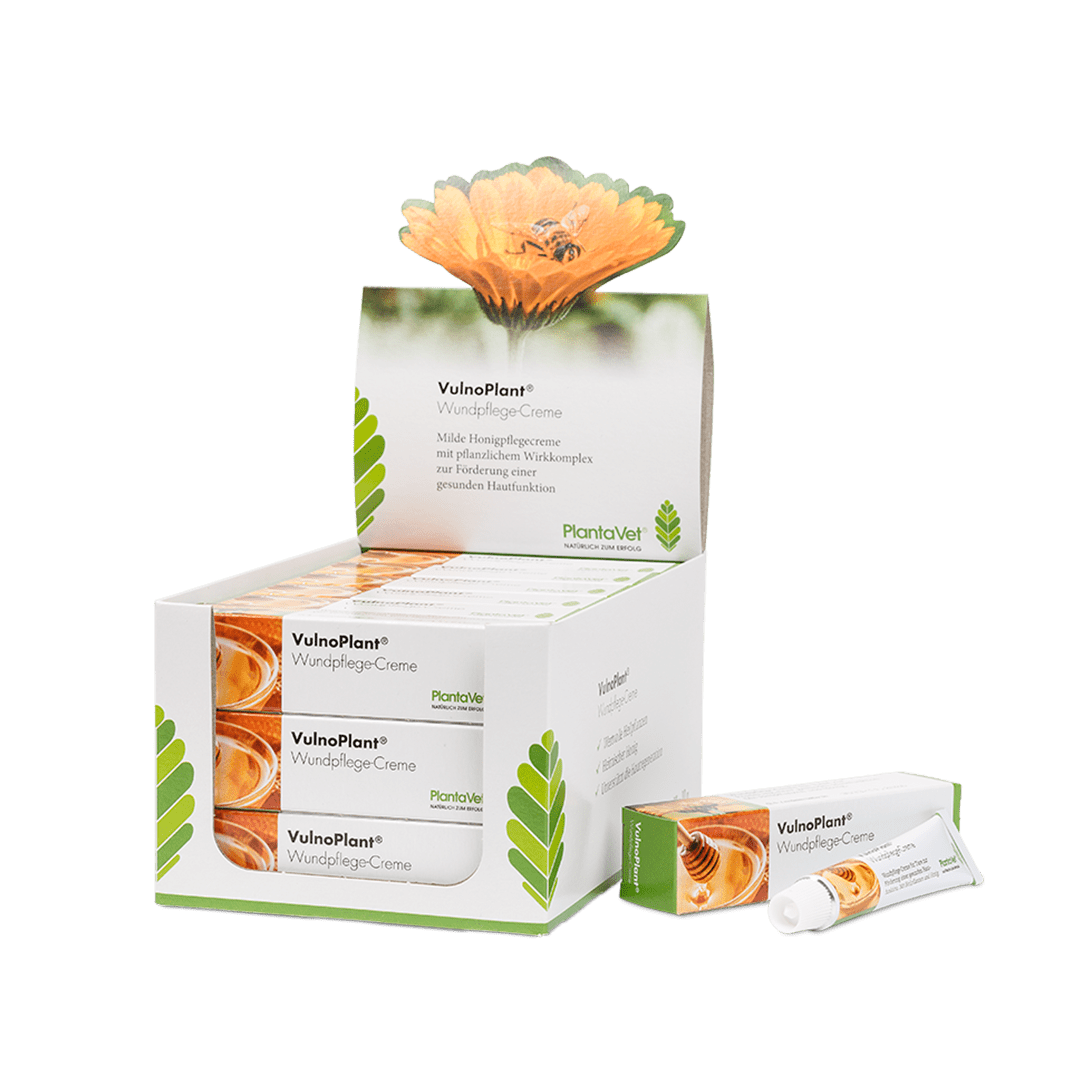 VulnoPlant® Wundpflege-Creme - Aufsteller