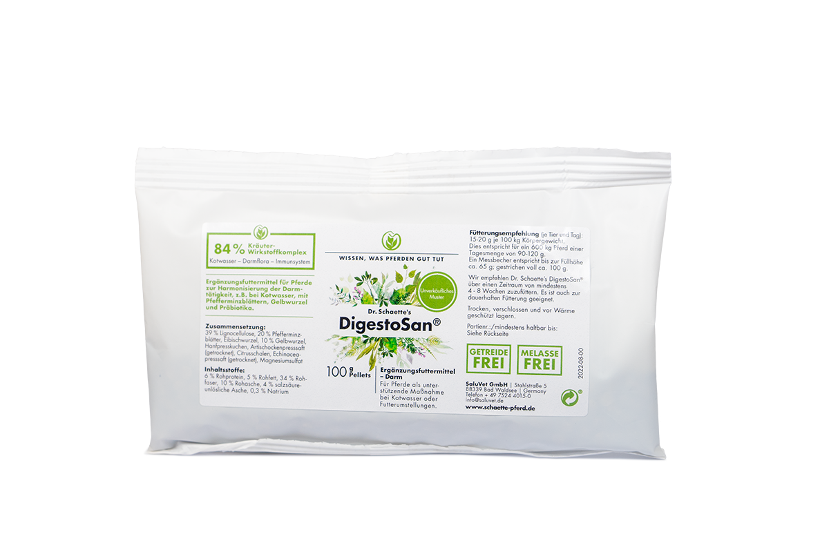 Dr. Schaette’s DigestoSan®, Tüte 100 g Futterprobe